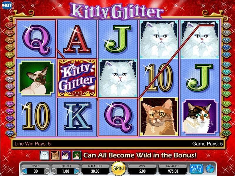 Kitty Glitter Slot Mobile