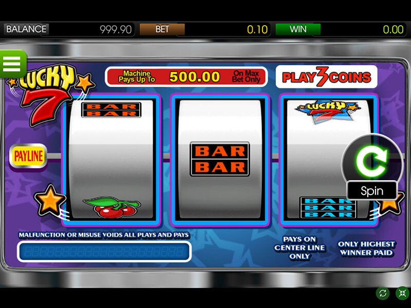 Lucky 7 Slot Machine Mobile