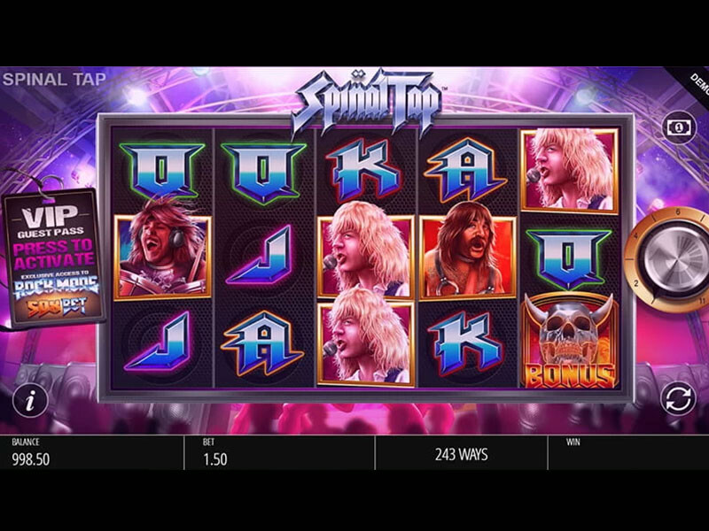 Spinal Tap Slot Mobile