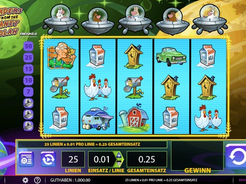 Invaders Planet Moolah Slot Machine Mobile