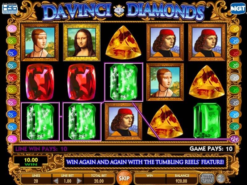 Davinci Diamonds Slot Machine Mobile