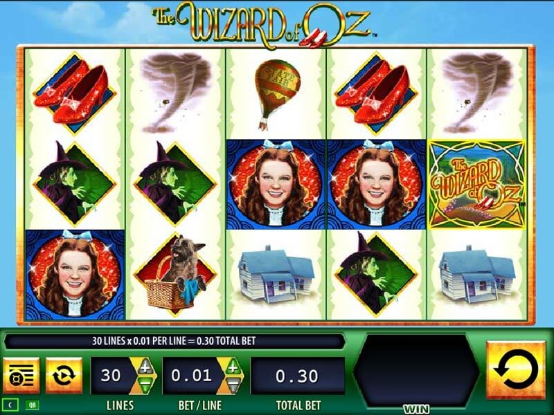 The Wizard of Oz Slot Machine Mobile