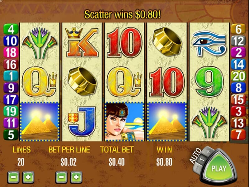 Queen of the Nile Slot Mobile