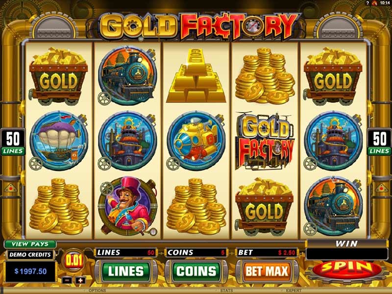 Gold Factory Slot Mobile